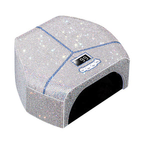 Diamond-Encrusted Red Light Nail Lamp High-Power Metal Reflector Inner Liner Fast Curing Gel UV Lamp