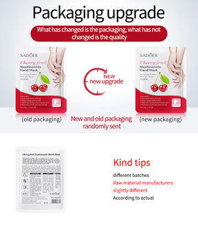 Full English Hand Mask SADOER Rose Lavender Goat Milk Lubricating Hand Mask Cross-Border Foreign Trade Factory Direct Sales