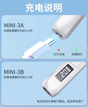 Rechargeable Nail Lamp LED Screen Display Wearable Nail Curing Lamp