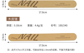 Russian-style High-quality Professional Nail Technician Specialized Nail File Sponge Scrub Double-sided rubbing strips can be washed repeatedly