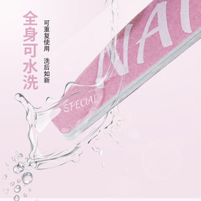 High-Quality Professional Nail Technician File Sponge Buffing Strip Double-Sided Nail File Reusable Washable
