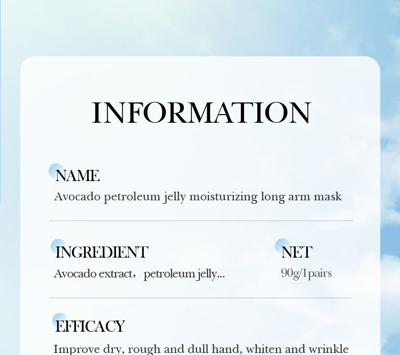 Full English Hand and Foot Mask Series FAYANKOU Vaseline Long Foot Mask Hand Mask Cross-Border Foreign Trade Factory Direct Sales