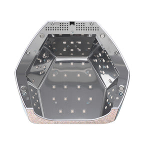 Diamond-Encrusted Red Light Nail Lamp High-Power Metal Reflector Inner Liner Fast Curing Gel UV Lamp