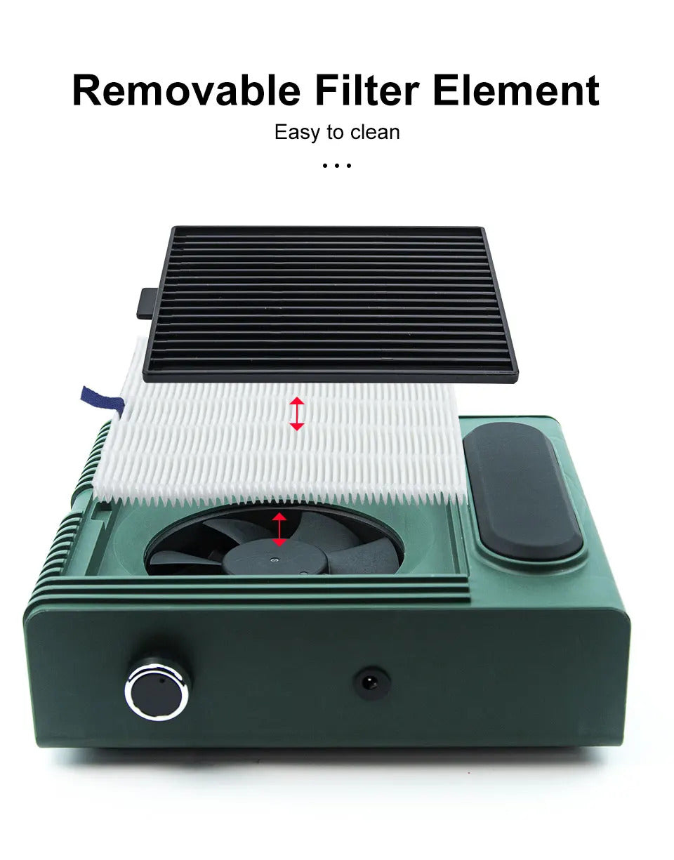 80W Adjustable Speed High Power Japanese Style Nail Dust Collector Low Noise Nail Dust Collector with Filter