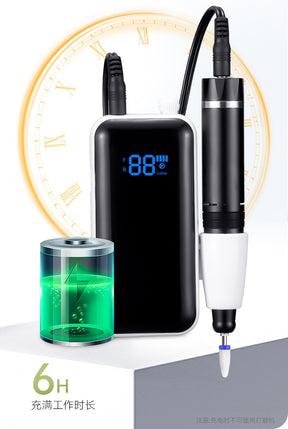Hot-Selling Portable Nail Drill Long Battery Life Nail File Professional Manicure Machine Rechargeable Nail Drill