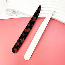 Knife-Shaped High-Quality Nail File, Lightweight Wood Chip File, Polishing Strip, Washable Double-Sided Nail File