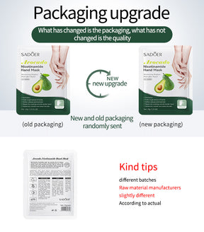 Full English Hand Mask SADOER Rose Lavender Goat Milk Lubricating Hand Mask Cross-Border Foreign Trade Factory Direct Sales