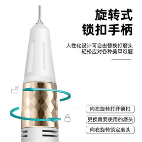 Factory Cross-Border New Model 35000 High Speed Silent Nail Drill Nail Salon Nail Removal Tool