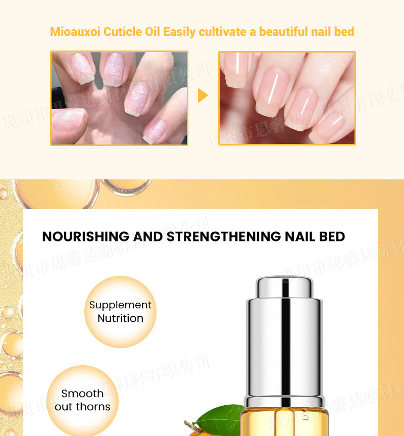Cross-Border Double-Layer Nail Edge Oil Nail Care Oil Anti-Hangnail Care Solution Cuticle Remover Edge Nail Nutrition Oil Wholesale