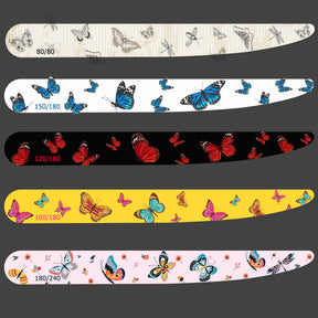 Knife-Shaped High-Quality Nail File, Lightweight Wood Chip File, Polishing Strip, Washable Double-Sided Nail File
