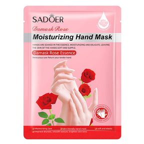 Full English Hand Mask SADOER Rose Lavender Goat Milk Lubricating Hand Mask Cross-Border Foreign Trade Factory Direct Sales