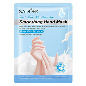 Full English Hand Mask SADOER Rose Lavender Goat Milk Lubricating Hand Mask Cross-Border Foreign Trade Factory Direct Sales