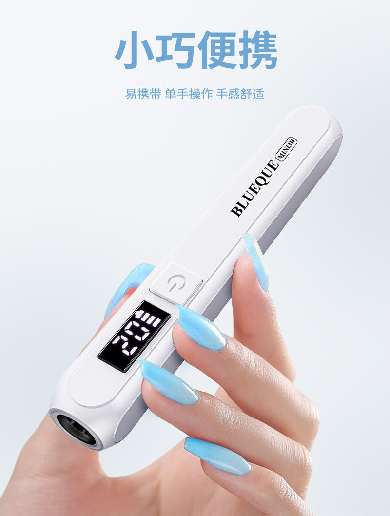 Rechargeable Nail Lamp LED Screen Display Wearable Nail Curing Lamp
