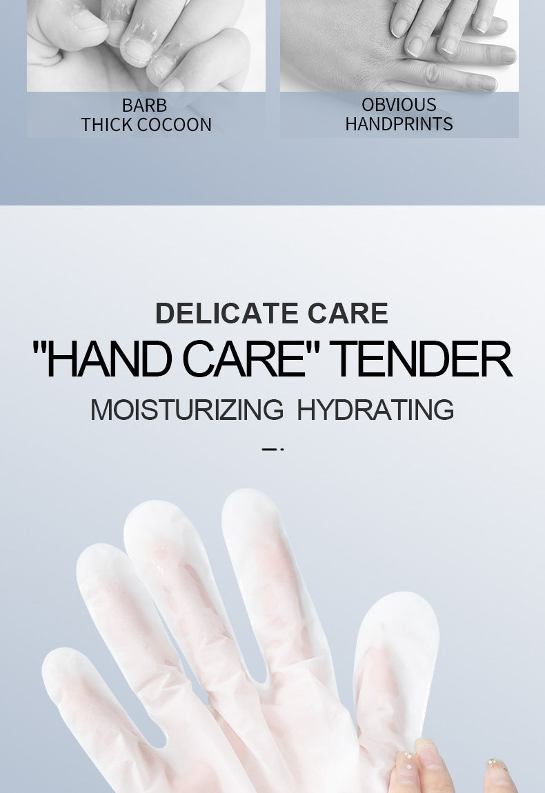 Full English Hand Mask SADOER Rose Lavender Goat Milk Lubricating Hand Mask Cross-Border Foreign Trade Factory Direct Sales