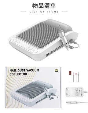JMD E808P 2-in-1 High-Speed Nail Drill & Dust Collector – Multifunctional Desktop Manicure Machine