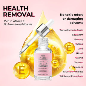 Nail Gel Remover Dropper Liquid Nail Protector Grade Non-Damaging Nail Remover Magic Quick Nail Removal