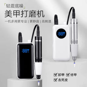 Hot-Selling Portable Nail Drill Long Battery Life Nail File Professional Manicure Machine Rechargeable Nail Drill