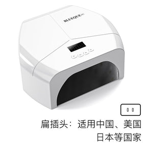 Reflective Stainless Steel Metal Base Plate 72 LED Lamp Beads Nail Lamp Phototherapy Machine UV Nail Polish Gel Curing Lamp Quick-Drying
