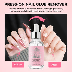 Nail Gel Remover Dropper Liquid Nail Protector Grade Non-Damaging Nail Remover Magic Quick Nail Removal
