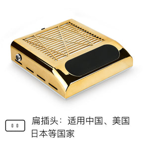 Adjustable Wind Speed 80W Nail Dust Collector Low Noise Desktop Powerful Nail Dust Collector with Filter