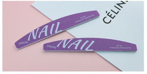 High-Quality Professional Nail Technician File Sponge Buffing Strip Double-Sided Nail File Reusable Washable