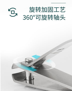 Vietnam Nail Clippers Manicure Tools Nail Nippers German Stainless Steel Nail Clippers Large B901 Flat Mouth NGHIA