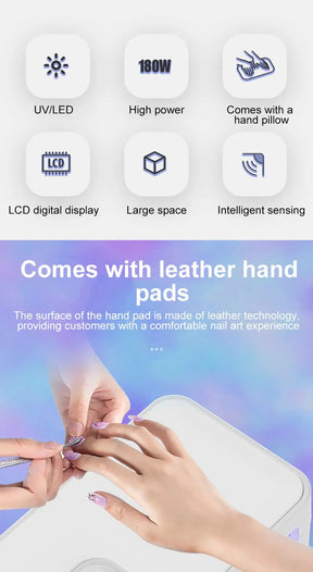 Large Space Nail Lamp Wearable Nail Curing Light