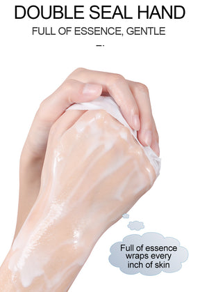 Full English Hand Mask SADOER Rose Lavender Goat Milk Lubricating Hand Mask Cross-Border Foreign Trade Factory Direct Sales