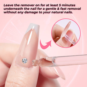 Nail Gel Remover Dropper Liquid Nail Protector Grade Non-Damaging Nail Remover Magic Quick Nail Removal