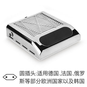 Adjustable Wind Speed 80W Nail Dust Collector Low Noise Desktop Powerful Nail Dust Collector with Filter