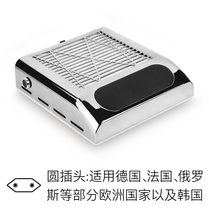 Adjustable Wind Speed 80W Nail Dust Collector Low Noise Desktop Powerful Nail Dust Collector with Filter
