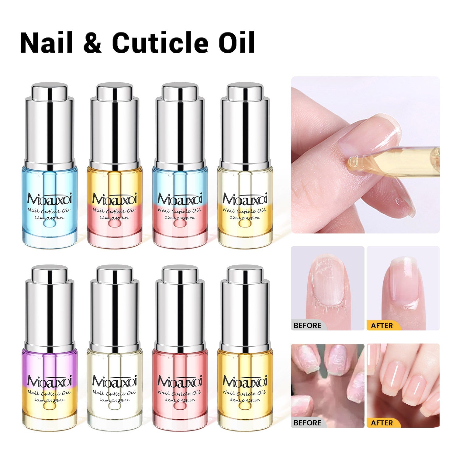 Cross-Border Double-Layer Nail Edge Oil Nail Care Oil Anti-Hangnail Care Solution Cuticle Remover Edge Nail Nutrition Oil Wholesale