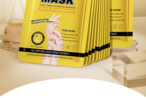 Cross-border In-stock Hand Mask Foot Mask ZOZU Skin Rejuvenation Honey Ginger Nourishing Hand and Foot Care Cross-Border Foreign Trade Factory Direct Sales