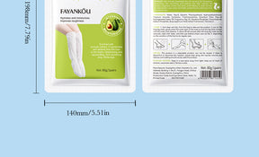 Full English Hand and Foot Mask Series FAYANKOU Vaseline Long Foot Mask Hand Mask Cross-Border Foreign Trade Factory Direct Sales
