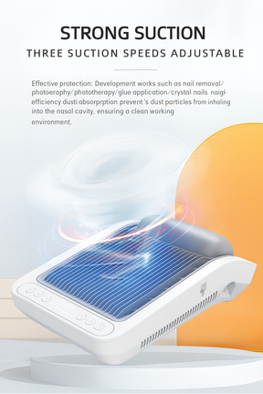 JMD E808P 2-in-1 High-Speed Nail Drill & Dust Collector – Multifunctional Desktop Manicure Machine