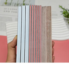 Upgraded Zebra Red High-Quality Professional Nail File for Manicurists Sponge Scrub Shaping Wear-Resistant Ribbing