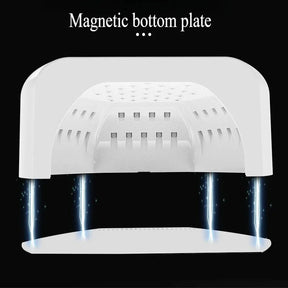 Reflective Stainless Steel Metal Base Plate 72 LED Lamp Beads Nail Lamp Phototherapy Machine UV Nail Polish Gel Curing Lamp Quick-Drying