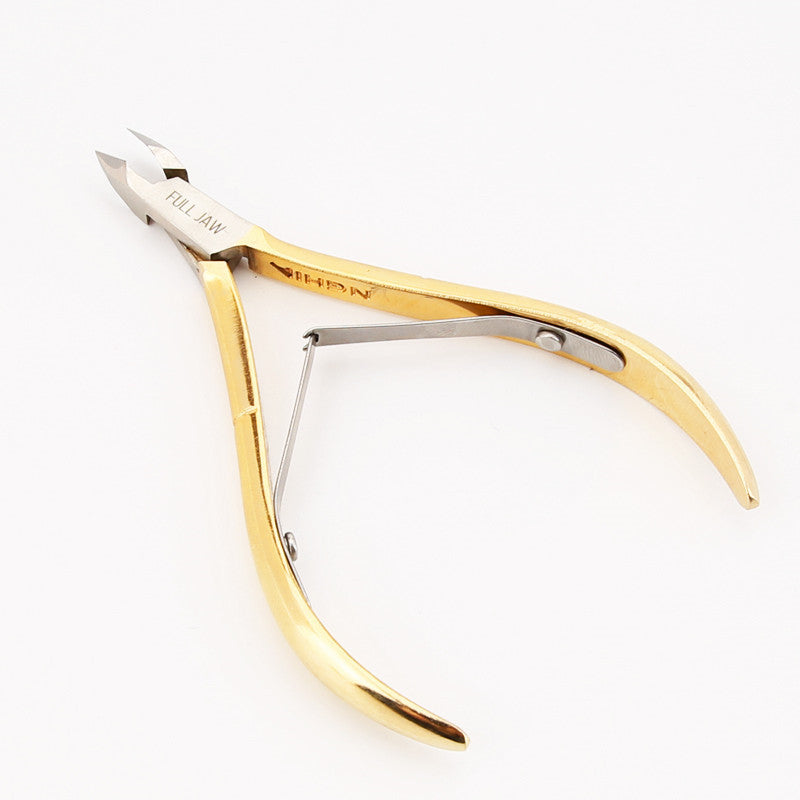 Nail Tools NGHIA Cuticle Nippers D-501 Cuticle Scissors Gold 16 Blades