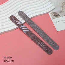 Upgraded Zebra Red High-Quality Professional Nail File for Manicurists Sponge Scrub Shaping Wear-Resistant Ribbing