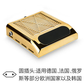 Adjustable Wind Speed 80W Nail Dust Collector Low Noise Desktop Powerful Nail Dust Collector with Filter