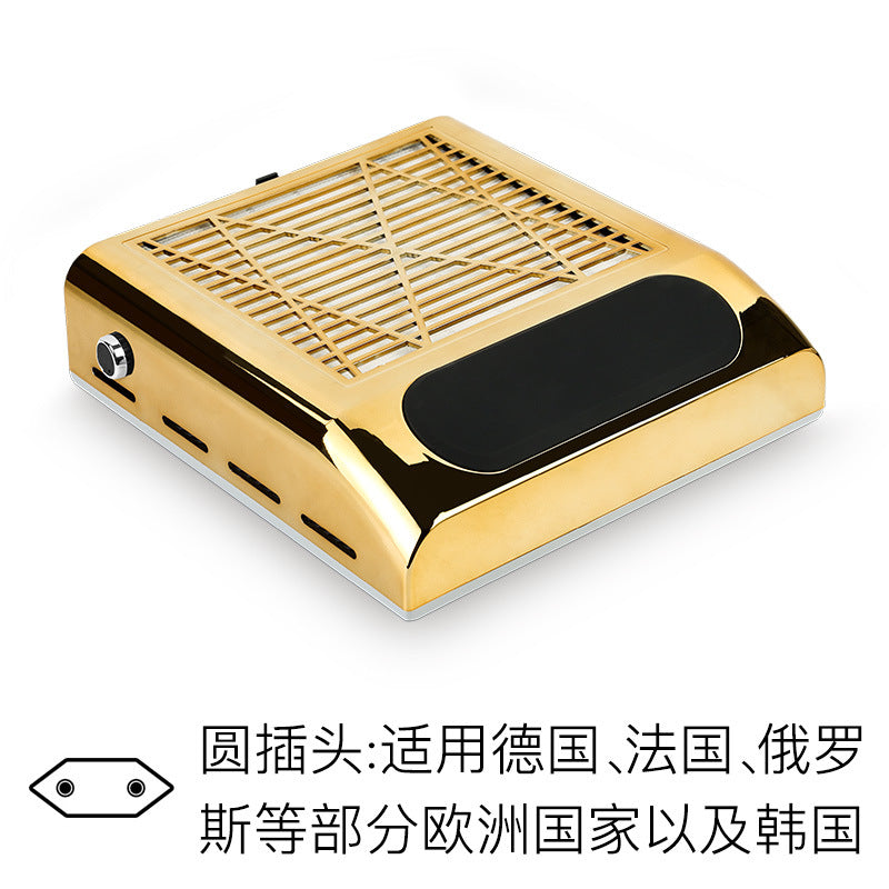 Adjustable Wind Speed 80W Nail Dust Collector Low Noise Desktop Powerful Nail Dust Collector with Filter