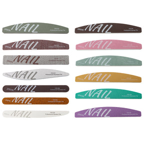 High-Quality Professional Nail Technician File Sponge Buffing Strip Double-Sided Nail File Reusable Washable