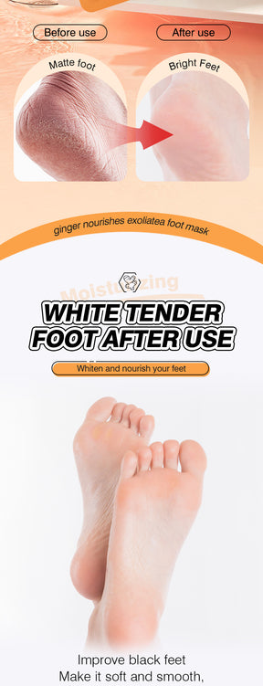 Cross-border In-stock Hand Mask Foot Mask ZOZU Skin Rejuvenation Honey Ginger Nourishing Hand and Foot Care Cross-Border Foreign Trade Factory Direct Sales