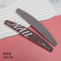 Upgraded Zebra Red High-Quality Professional Nail File for Manicurists Sponge Scrub Shaping Wear-Resistant Ribbing