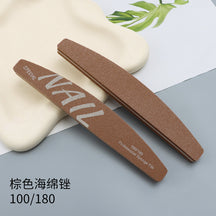 Russian-style High-quality Professional Nail Technician Specialized Nail File Sponge Scrub Double-sided rubbing strips can be washed repeatedly