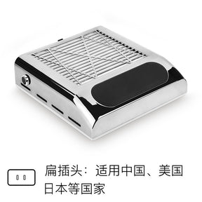 Adjustable Wind Speed 80W Nail Dust Collector Low Noise Desktop Powerful Nail Dust Collector with Filter