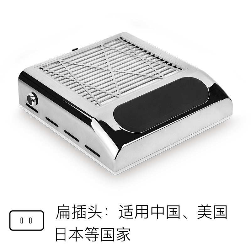 Adjustable Wind Speed 80W Nail Dust Collector Low Noise Desktop Powerful Nail Dust Collector with Filter