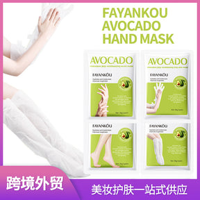 Full English Hand and Foot Mask Series FAYANKOU Vaseline Long Foot Mask Hand Mask Cross-Border Foreign Trade Factory Direct Sales