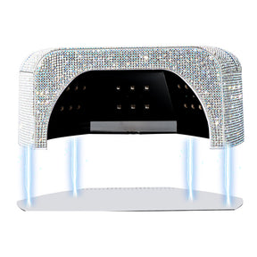 Diamond-Encrusted Red Light Nail Lamp High-Power Metal Reflector Inner Liner Fast Curing Gel UV Lamp