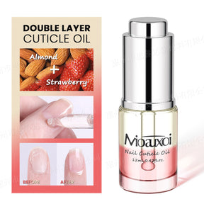 Cross-Border Double-Layer Nail Edge Oil Nail Care Oil Anti-Hangnail Care Solution Cuticle Remover Edge Nail Nutrition Oil Wholesale